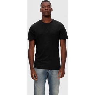 Selected Homme 3pak t-shirt i sort til herre