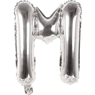 Folienballon Buchstabe silber 36cm