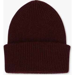 Merino Wool Hat Oxblood Red (One Size)