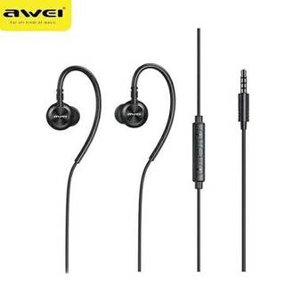 Awei L3 Ear-hook sportshøretelefoner - 3,5 mm - sort