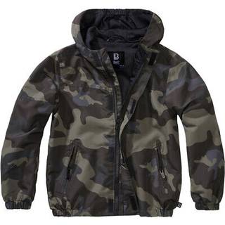 Brandit Kids Summer Front-Zip Windbreaker Dark Camo