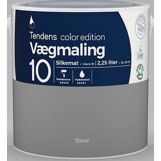 Tendens vægmaling silkemat glans 10 2.25 liter (På lager i butik)