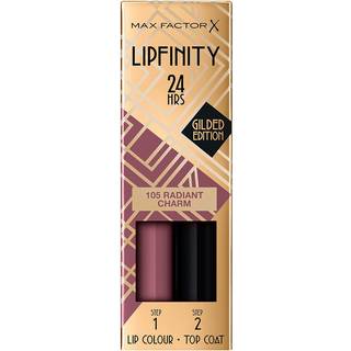 Max Factor Lipfinity Gilded Edition Langtidsholdbar læbestift Med balsam Skygge 105 Radiant Charm 4,2 g - 4,2 g