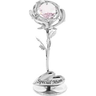 Crystocraft Special Mum Pink Rose Ornament - P65207