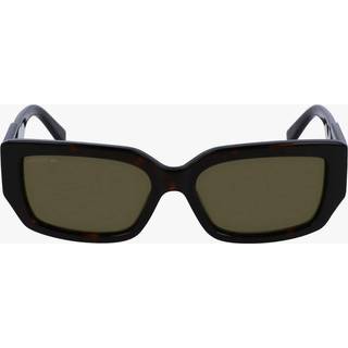 Lacoste Kvinde L6021S 214 Solbriller Acetat Havana Grøn Firkantet Normal Normal