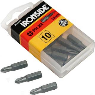 Ironside 201725 Bits PH2R, 1/4", 25 mm 10-pak