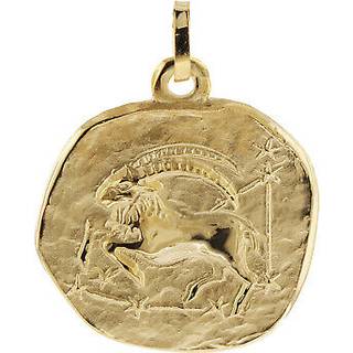 trendor 08982-01 Sternzeichen-Anhänger Steinbock 333 Gold 20 mm