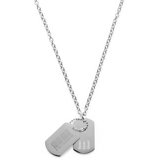 Dog Tag Halskæde m. Stregkode