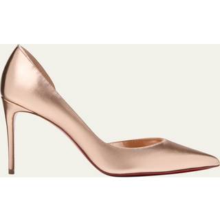 Christian Louboutin Iriza 85 metallic leather pumps - pink - EU 38.5