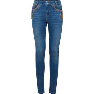 Pulz Jeans PZCARMEN HW Jeans Skinny Leg - Blå - Str 27/32 - Damer