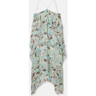 Stella McCartney Tiered printed silk maxi dress - multicoloured - M