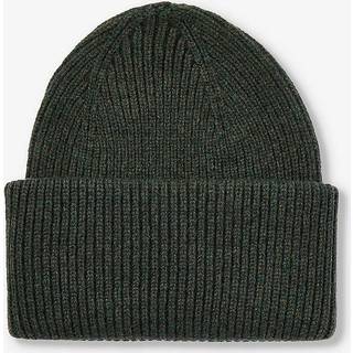 Merino Wool Hat Hunter Green (One Size)