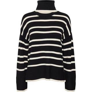 Saba Striktrøje, Black/Birch, XL