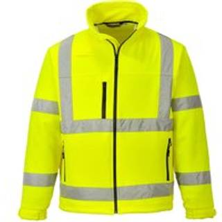 Hi-Vis Klassisk softshell jakke (3L) - Gul (Størrelse: XXL)