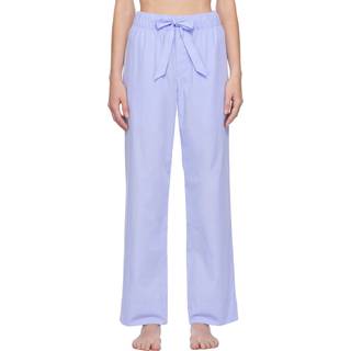 Tekla Poplin Pyjama Pants Light Blue