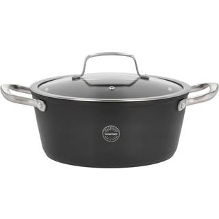 Pillivuyt Gourmet Gryde med glaslåg Black