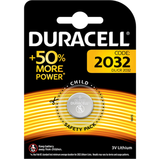 DURACELL BATTERI CR2032 3V 1 STK