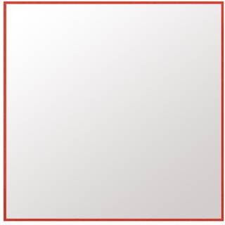 Montana Colour Frame Spejl SP1818 105x105 - 145 Rosehip (8-12 ugers Levering)