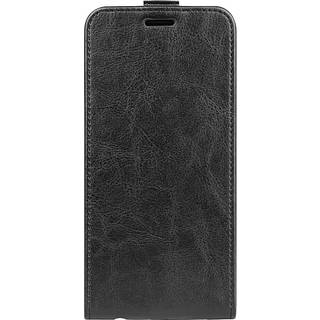 iPhone 15 Pro Max Vertikalt Læder Cover m. Kortholder - Sort