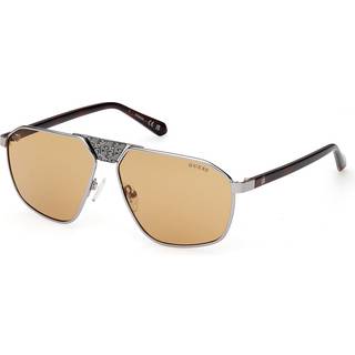 Guess GU00086 08E 59 Solbriller Mænd Silver - Anthracite Silver - 59mm