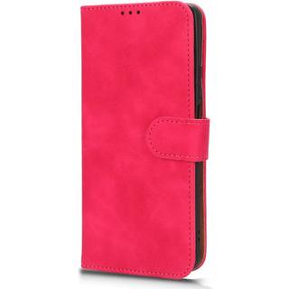 Xiaomi Poco F5 Læder Flip Cover m. Pung og Ståfunktion - Lyserød
