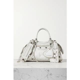 Balenciaga Neo Cagole City leather shoulder bag - white - One Size