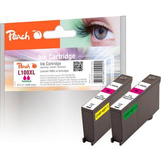 Kompatibel med 14N0901E (100xl) blækpatron magenta til Lexmark