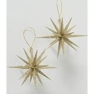 Stjerne Ornament 2-p Guld