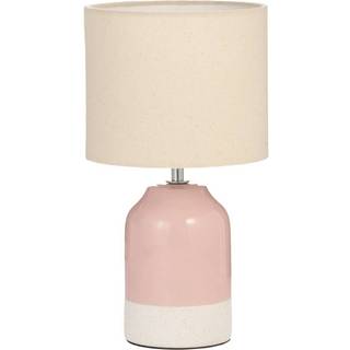 Pauleen Bordlampe Sandy Glow, Violet/pink/rosa, Stue/spisestue, Keramik, Ungdommelig stilretning