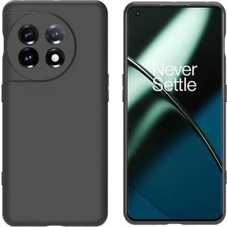 SKALO OnePlus 11 5G Matte Black Ultra-tynd TPU Cover