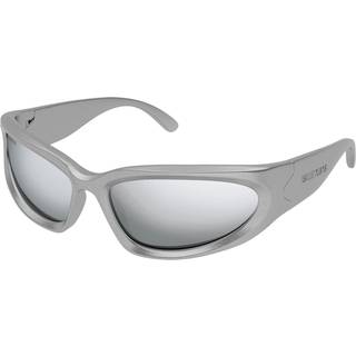 Balenciaga BB0157S 004 65 Solbriller Mænd Silver - Silver - 65mm