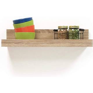 Inplace 24 """" W x 10 """" D X 5 """" H Shiplap Shelf White Oak 9602072e