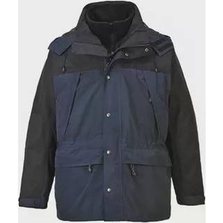 Orkney 3 i 1 åndbar jakke - Marine (Størrelse: 4XL)