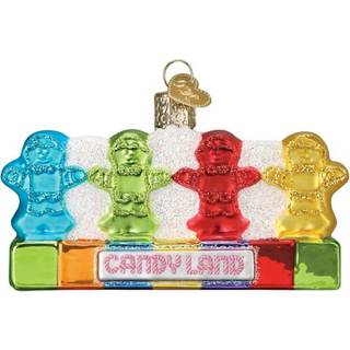 Old World Christmas Candy Land Kids Glass bl?st ornament til juletr?