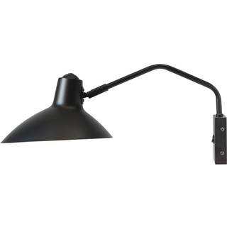 LIGA ADRIAN MAT SORT VÆGLAMPE