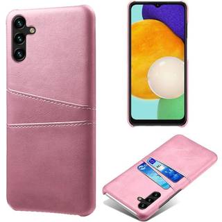 SKALO Samsung A34 5G PU-læder Kortholder Cover - Rosa guld
