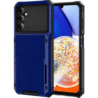 SKALO Samsung A34 5G Armor Cover kortholder - Blå