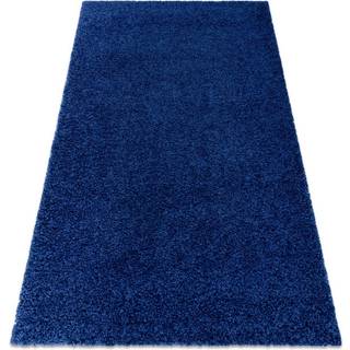 Tæppe SOFFI shaggy 5cm marineblå blå 160x220 cm