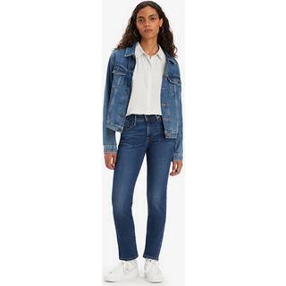 Levi'stil kvinder. A6199-0008 Jeans 712 blå skinnyS (29/30), Casual, Bomuld, Denim