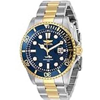 Invicta 30021 Pro Diver Blå/Gul guldtonet stål Ø43 mm