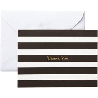Hallmark tak kort stribet (40 blank taknoter med konvolutter til bryllupper forretningsfødselsdage brusere alle lejligheder) 5stz5023