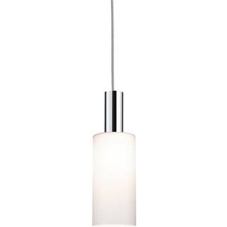 Paulmann URail lampeskærm Raja 2Easy, opal, Ø 10 cm 2Easy, Hvid/opal, Stue/spisestue, Glas, Moderne