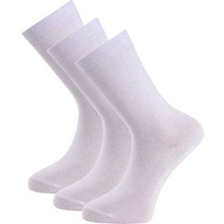Trofe Cotton Socks 3-pak - White - Str 35/38