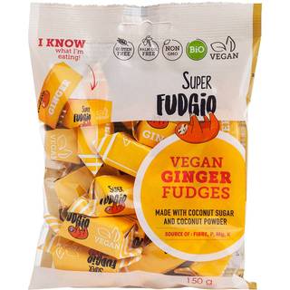 Karameller med ingefær Økologisk - 150 gram - Super Fudgio
