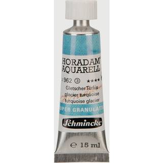 Schmincke - Horadam Aquarell Super Granulation 14 962 006 Glacier Turquoise 15 ml r?r Meget st?rke granulerende toner Finest Super Granulating Wa