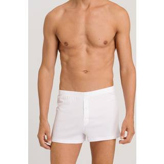 HANRO Herren Boxershort weiß Sea Island Baumwolle unifarben