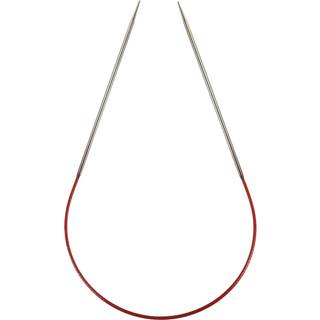 ChiaoGoo Rundpinde Knit Red Rustfrit Stål (23-100 cm) Materiale:Rustfrit stål Type:Rundpinde Størrelser:1.50-8.00 mm Længder: 23, 30, 40, 60, 80 og 100 cm.