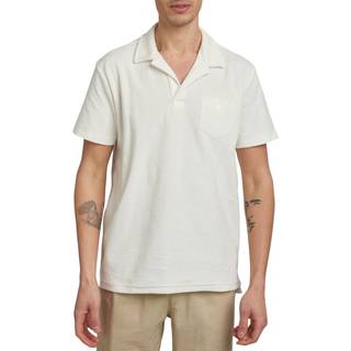 OAS Short Sleeve Terry Polo White