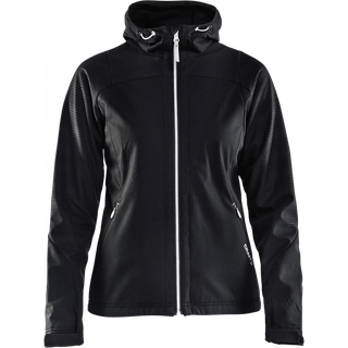 Craft 1905073 highland jacket w Kvinde / Sportsjakke Black/White XS