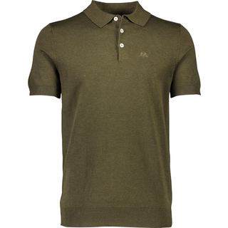 Knit Polo, Army Mel, M